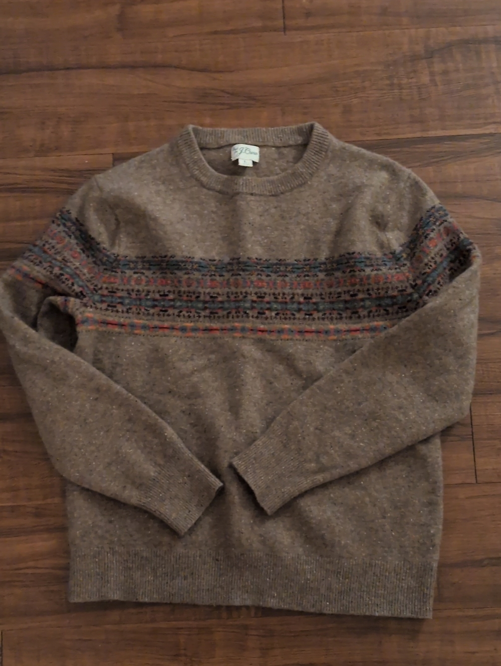 j Crew Men's Brown  Sweater